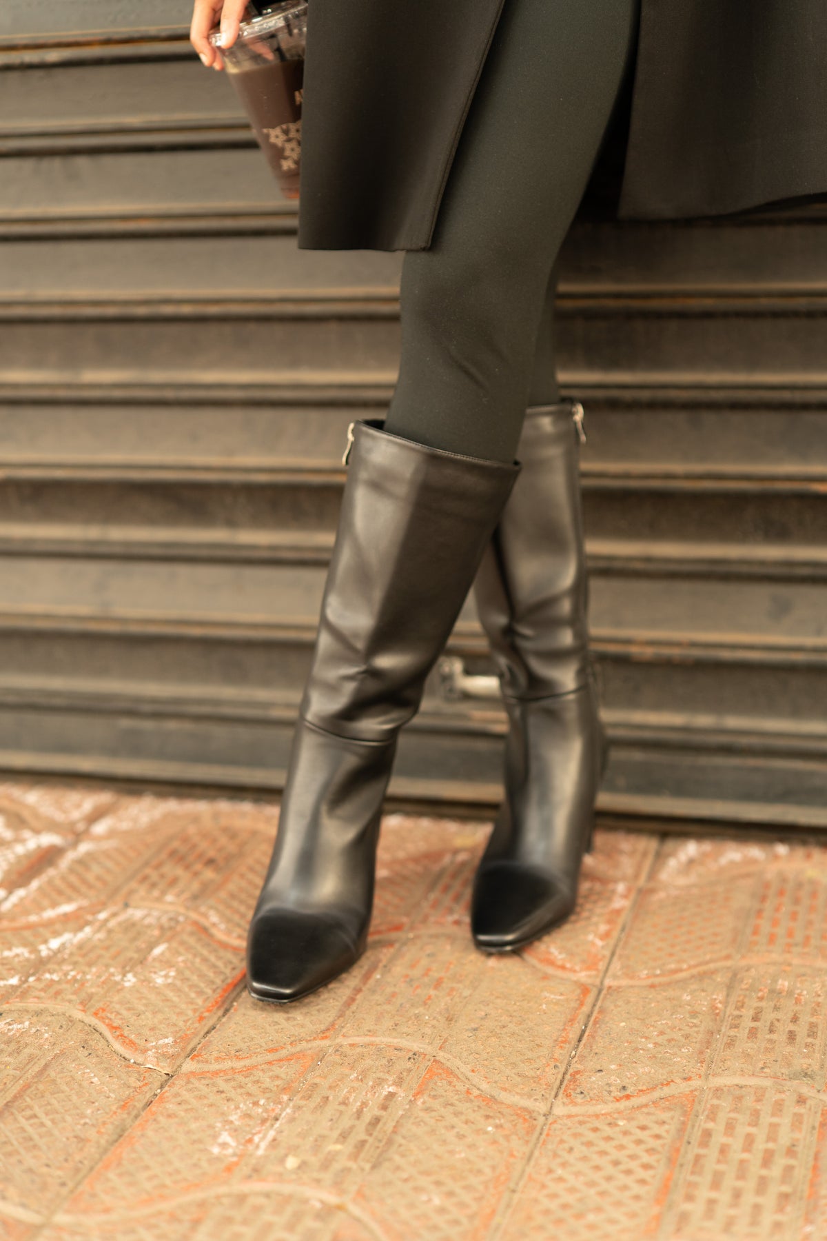 Noir Long Boot