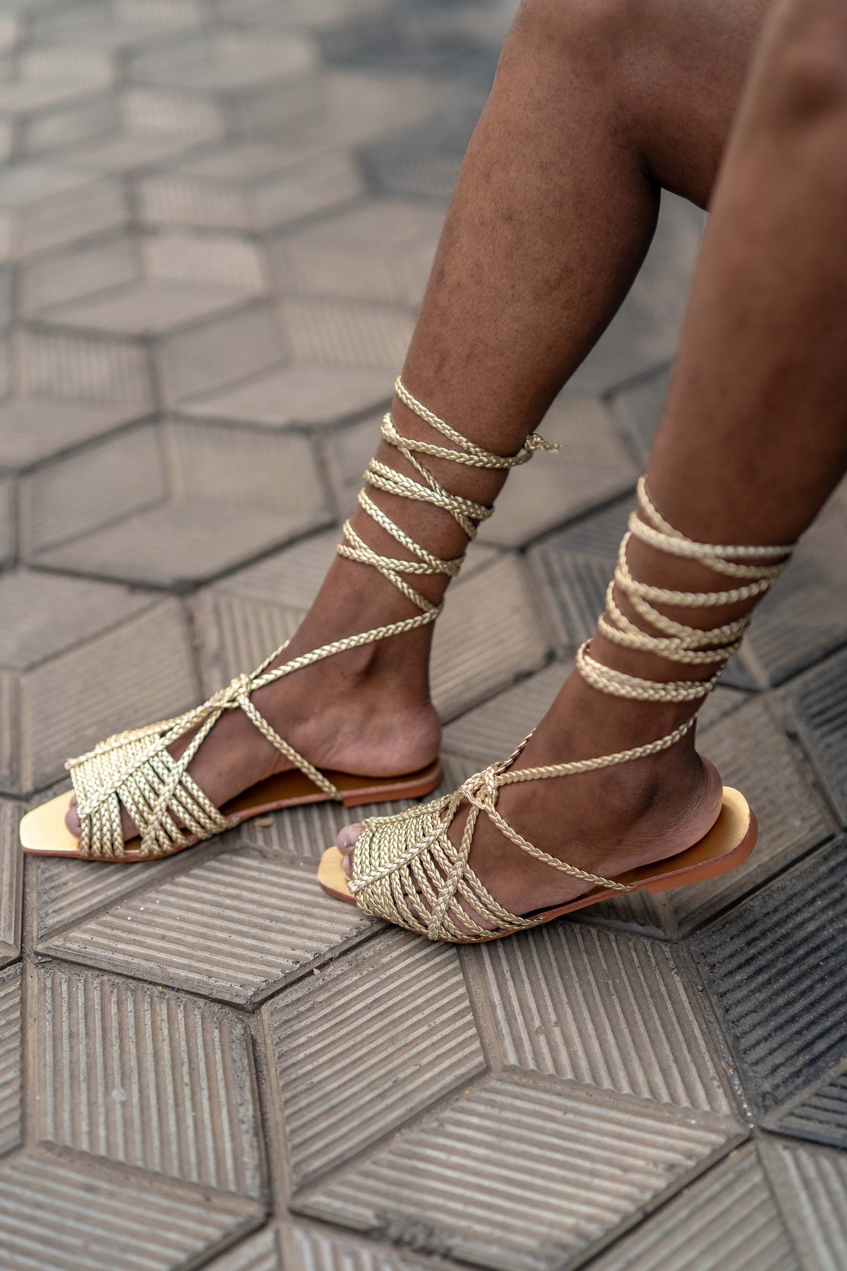 Riviera Lace Sandal